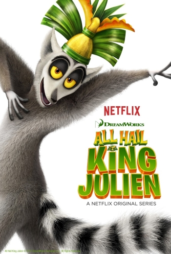Да здравствует король Джулиан (HD-720 качество) все серии подряд / All Hail King Julien (2014)